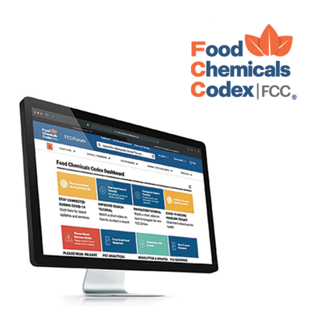 Access the Foods Chemicals Codex