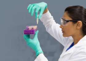 female scientist in lab