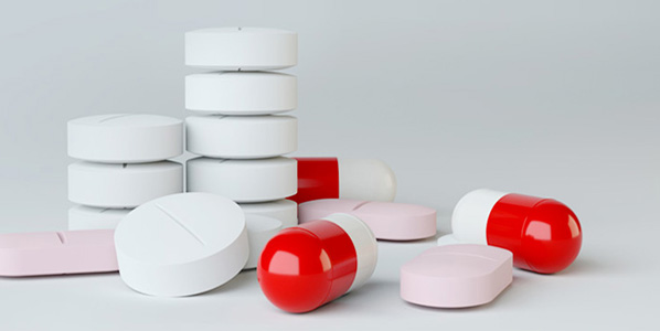 stack of pills